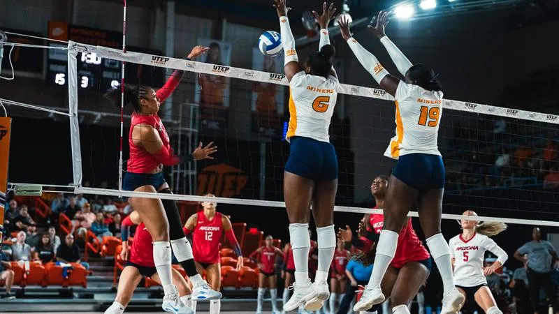 UTEP Volleyball Falls to Arizona in Non-Conference Finale