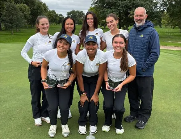 WGOLF: unkin Wins Second Straight Tournament as Texas Wesleyan Finishes Runner-Up in Iowa