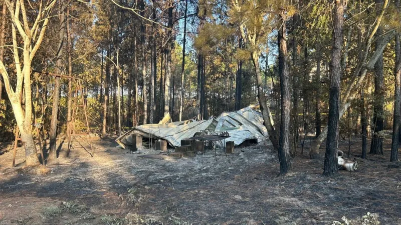 BREAKING: Active fire burning in contained area at hunting club, death under investigation