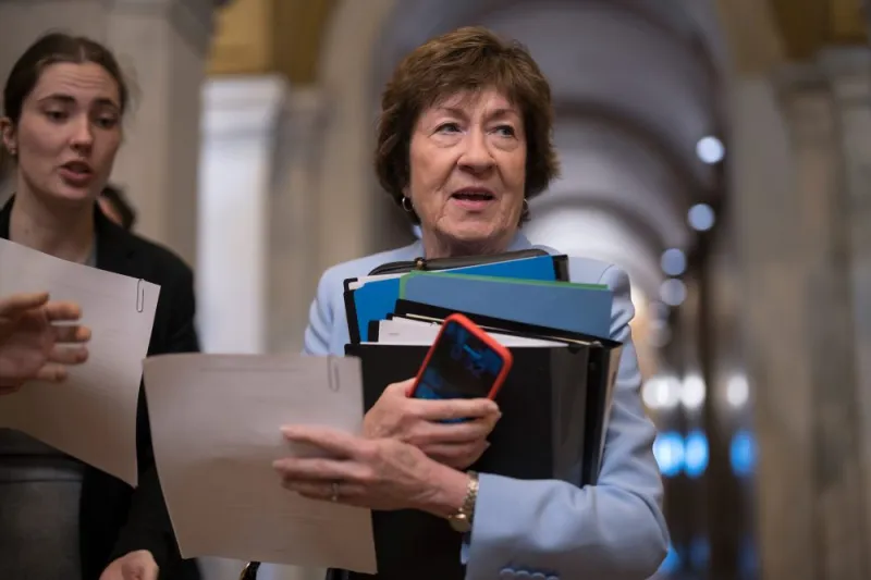 Maine Dems hammer Collins over report of pay-to-play probe. The GOP senator calls it 'totally false'