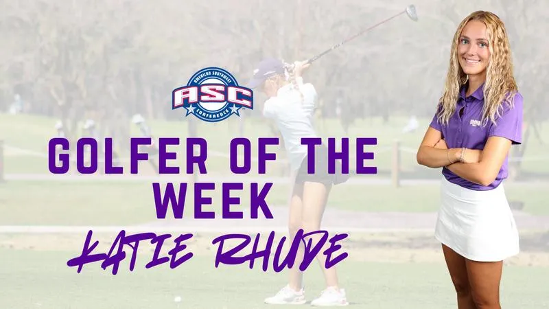 Katie Rhude named ASC Golfer of the Week