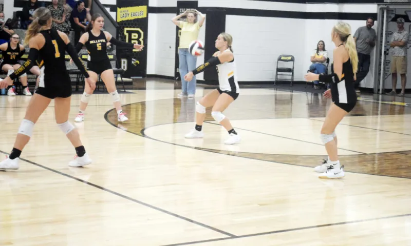 Bellevue volleyball swept by Garner