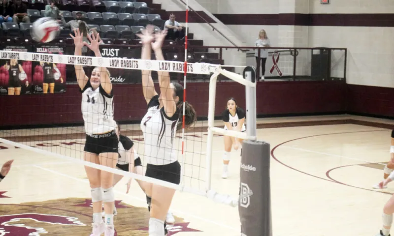 Lady Rabbits VBall defeats Callisburg