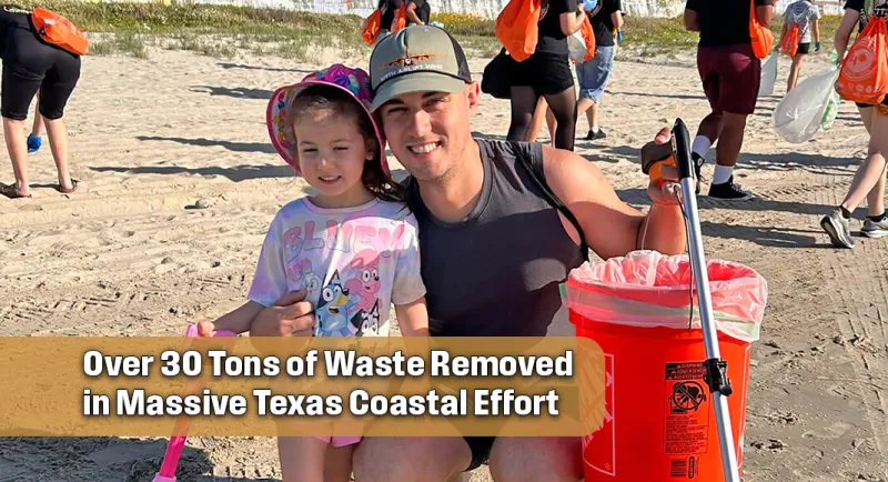 Nearly 62,000 Pounds of Trash Removed During Texas Coastwide Cleanup