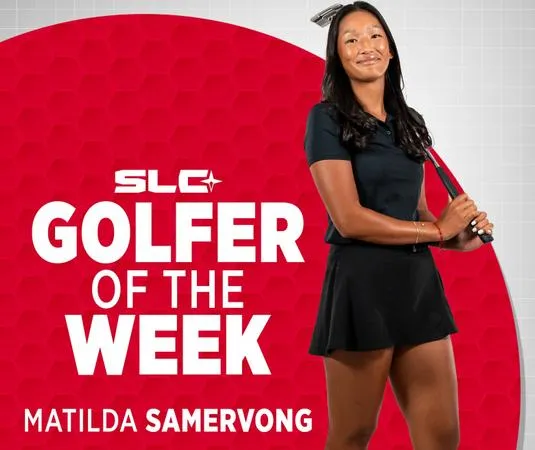 Samervong earns Southland Conference Golfer of the Week honors