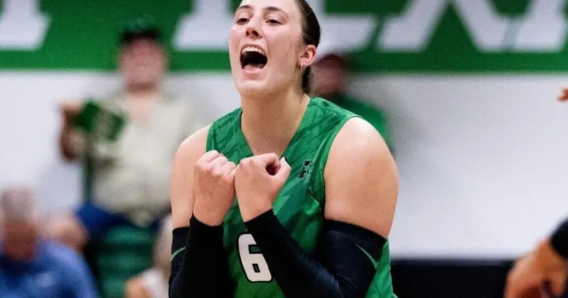 Reagan Bedell's steady presence helps fuel UNT volleyball team's rise in new era