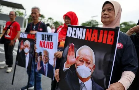 Malaysian ex-PM Najib asks court for stay of 15-year jail sentence