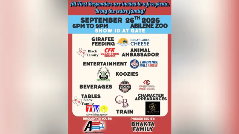 Abilene Zoo to host free first responder appreciation event