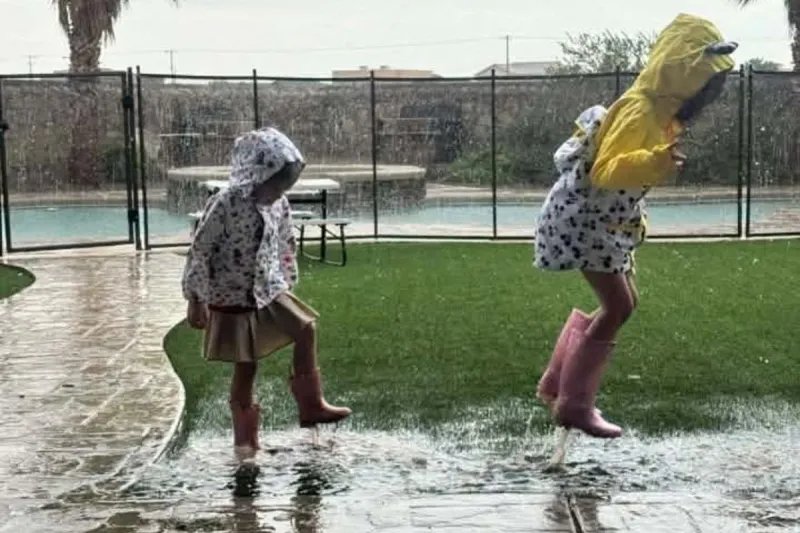 El Paso's Rainy Weather Looked Different Across the City