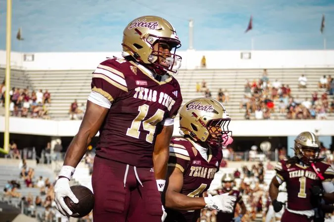 Bobcats Dominate UIW, 63-10, in Front of Family Weekend Crowd