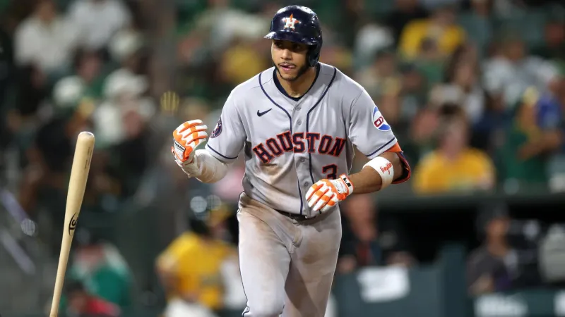 Yordan Alvarez goes deep as Astros hit 5 homers in 13-2 rout of A's...