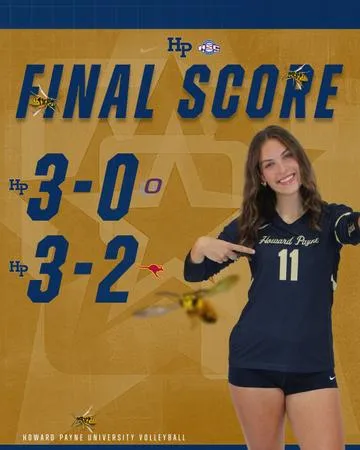 Volleyball wins season series against Ozarks, Austin College