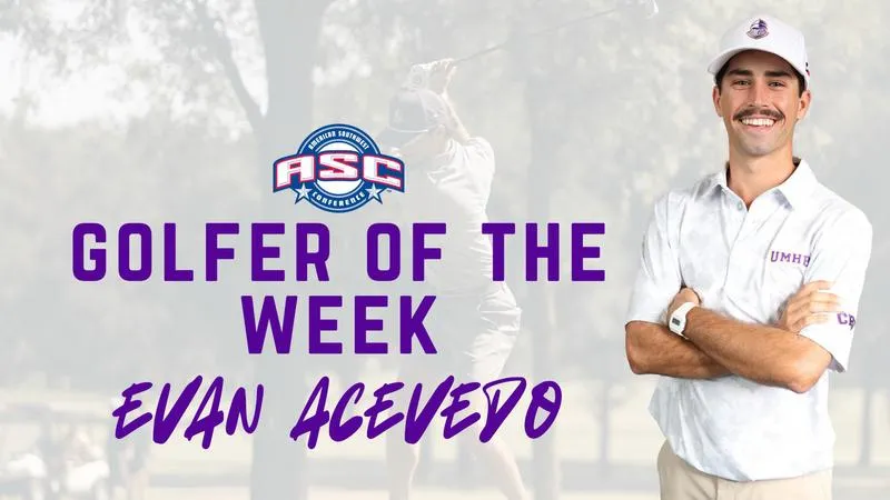 Evan Acevedo named ASC Golfer of the Week