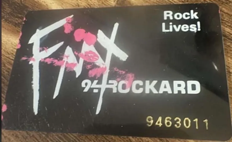Remember The FMX Rockcard? A Little Piece Of Lubbock Rock History