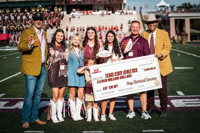 Texas State Athletics and Hays Electrical Services Announce Transformational Partnership