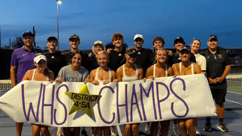 Wylie Bulldogs tennis clinches district title with 18-1 win over Abilene High