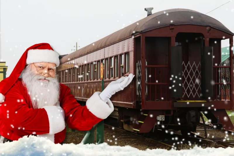 Ride Santa's North Pole Express in Grapevine, Texas