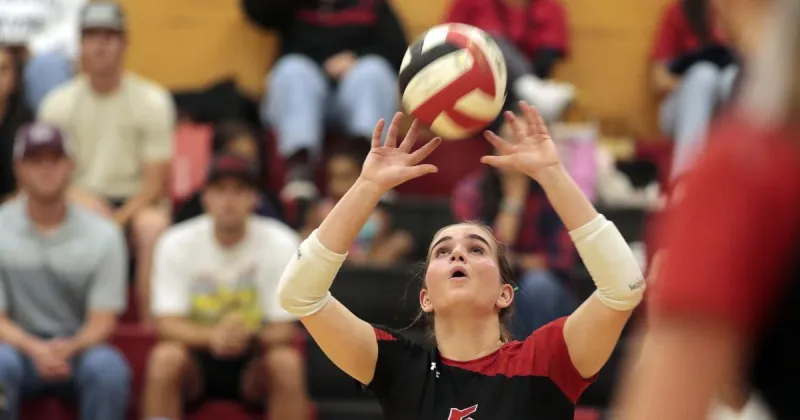DeMasco's triple-double leads Ingram volleyball past Blanco in 5 sets