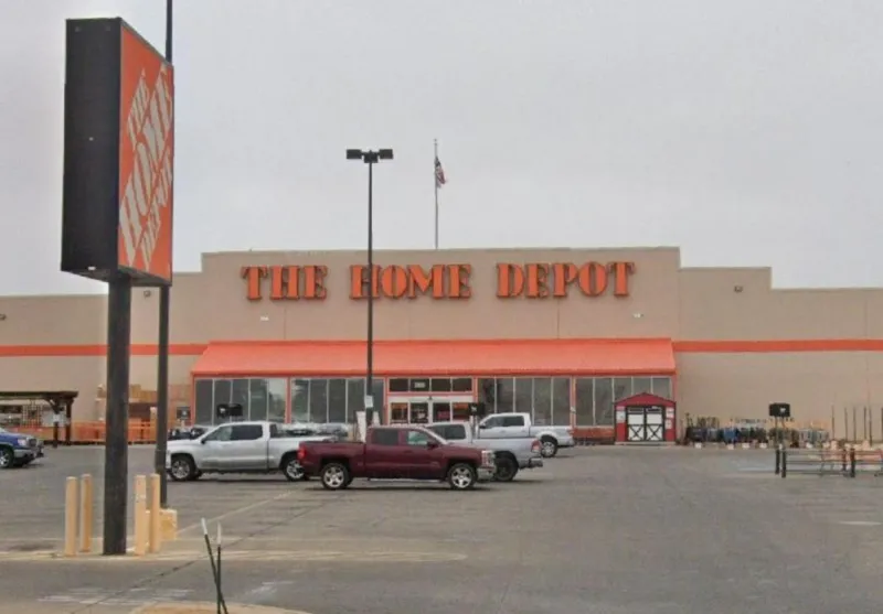 Somebody Absolutely Destroyed This Home Depot Cart Corral