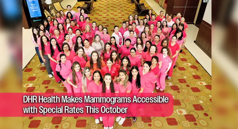 DHR Health Offers Mammogram Screening Special During "Breast Cancer Awareness Month"