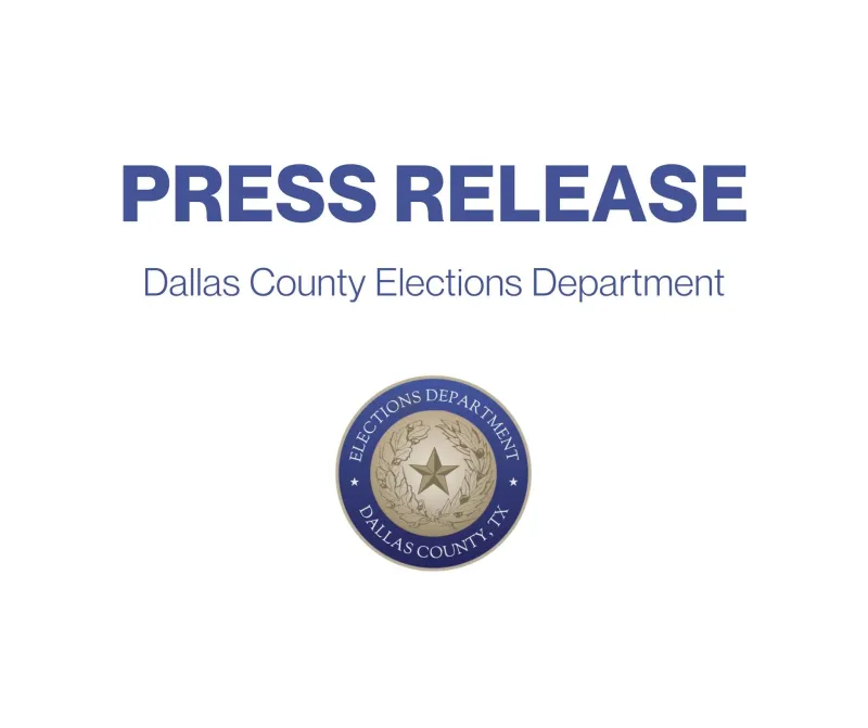 Dallas County Elections Completes Review of Voter Registration Records Submitted Through Texas DPS