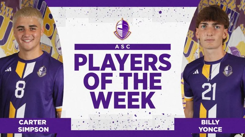 Billy Yonce and Carter Simpson named ASC Players of the Week