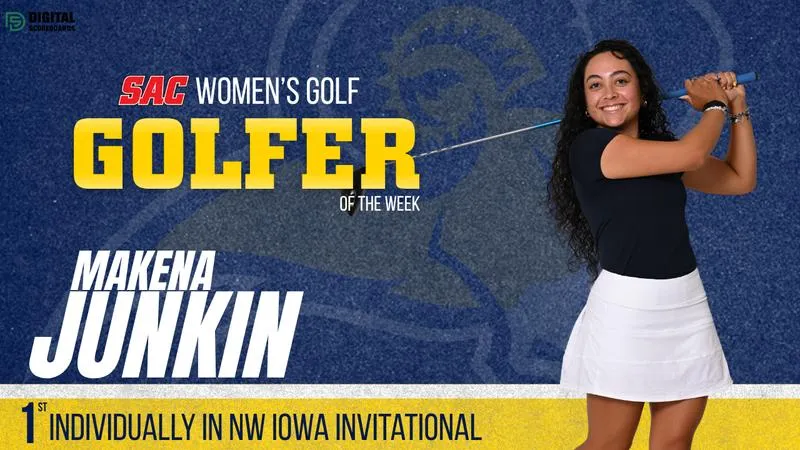 WGOLF: Junkin Wins Back-to-Back Digital Scoreboards Player of the Week