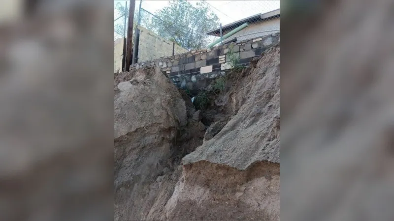 Sparks residents on Grand River Drive fear arroyo erosion after week of heavy rain