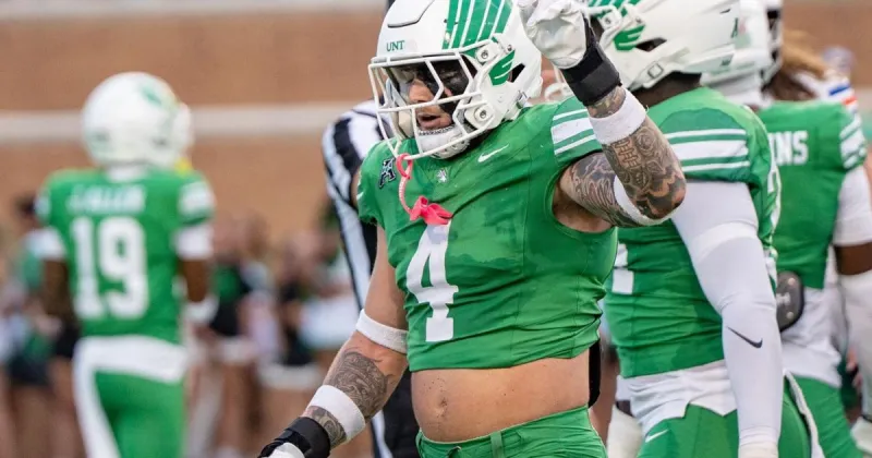 UNT safety CJ Coombes never gave up on football dreams, not even during days as a janitor