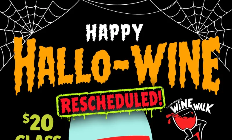 Wine Walk rescheduled