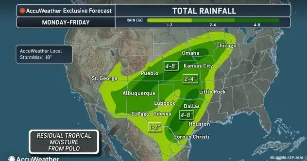 Rain a'comin: Up to 7 inches could hit Killeen