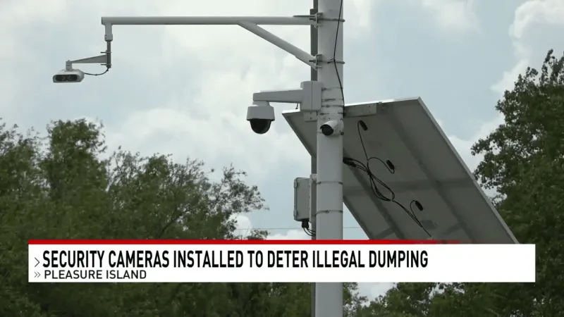 Pleasure Island cameras and $25,000 fine signs target illegal dumping in Port Arthur