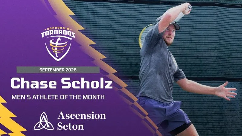 Steven Scholz Named Ascension Seton Male Athlete of the Month