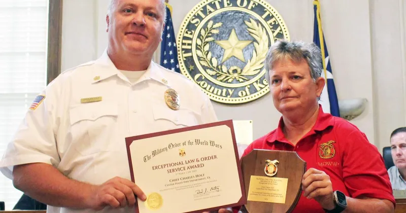 Center Point VFD chief receives national MOWW award