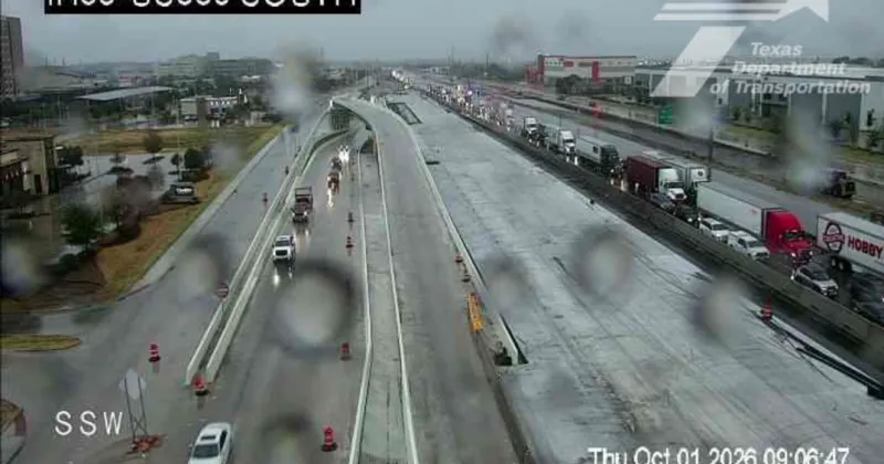 Denton officials report flooded roads, closures near I-35 Thursday morning