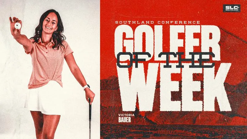 Bauer Named Southland Conference Golfer of the Week