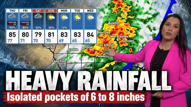 LIVE | FLASH FLOOD WARNING | Heavy rainfall with isolated pockets of 6 to 8 inches