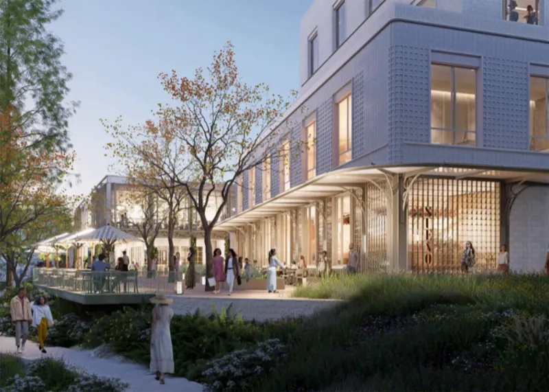 Here's how McCombs plans to build new River North retail site with a 'subzone' for some major public improvements