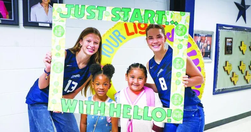Paris ISD celebrates Start With Hello Week across the district