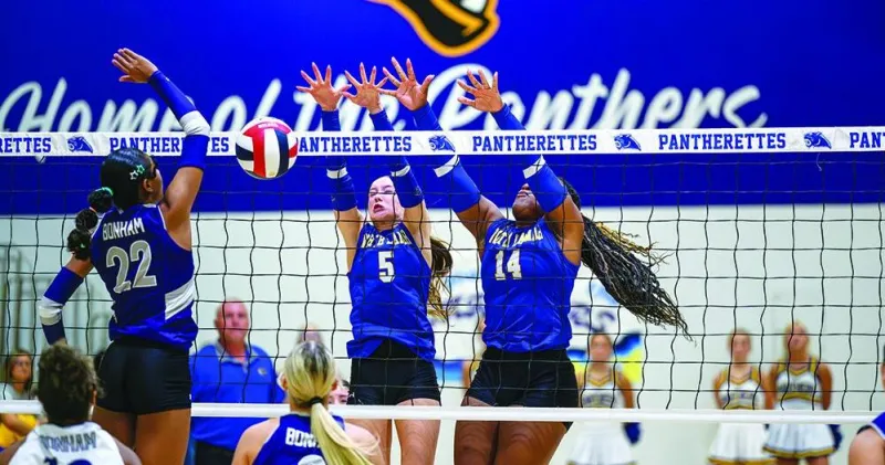 Pantherette Power: No. 14 North Lamar Volleyball gets crucial district win against Bonham Lady Warriors