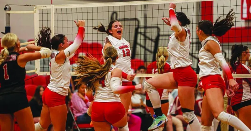 Lady Mustang stampede: Chisum reverse sweeps Lone Oak, wins fifth straight match