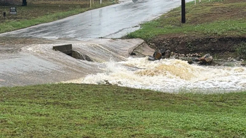 Heavy rain brings flooding to Marble Falls, LCRA opens dam floodgates