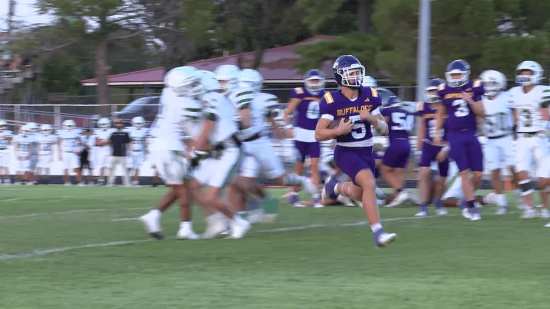 Albrecht scores, forces turnover as Cross Plains, Albany trade early touchdowns