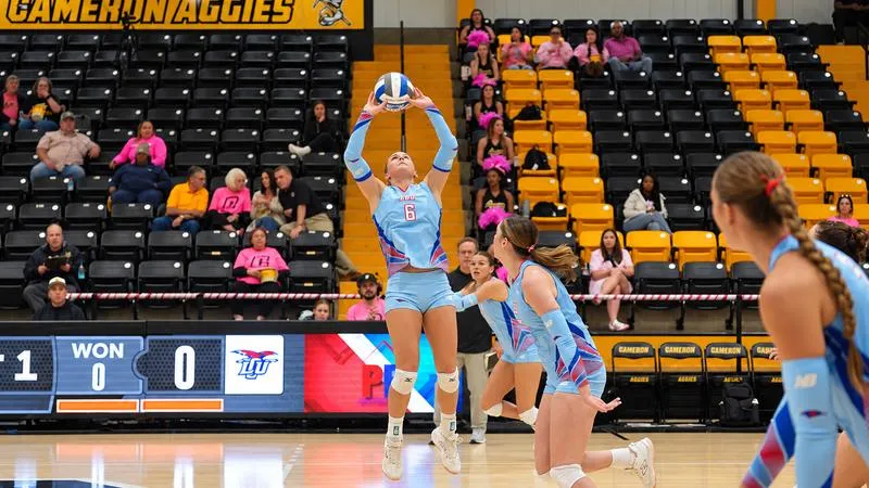 LCU Digs Deep To Sweep Cameron