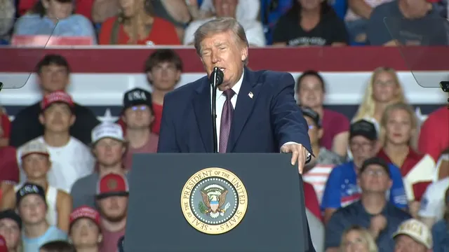 Trump Speaks To Supporters In Alabama