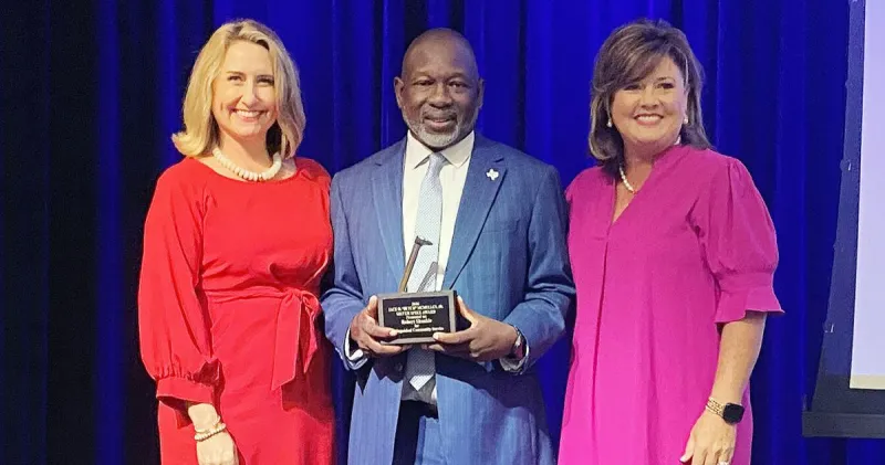 Ashby previews legislative issues; Shankle receives Silver Spike Award