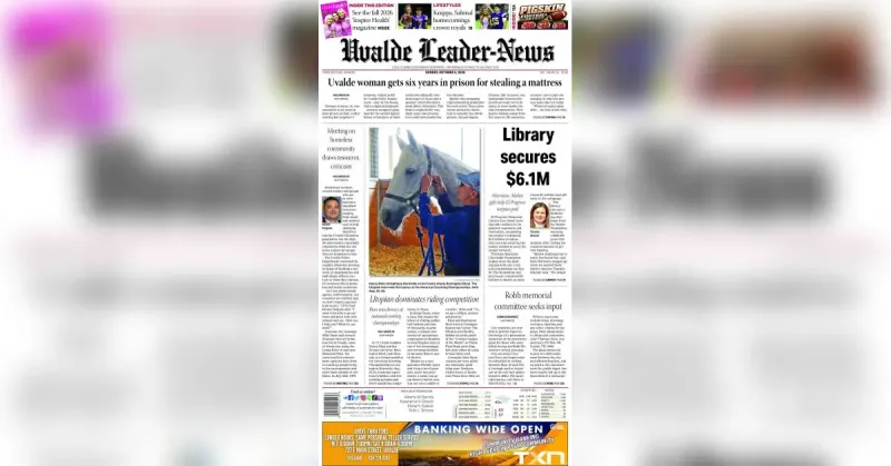 Uvalde Leader-News Sunday, October 4, 2026