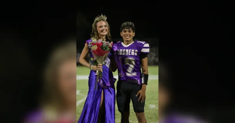 Garcia, Stroff reign over Knippa homecoming