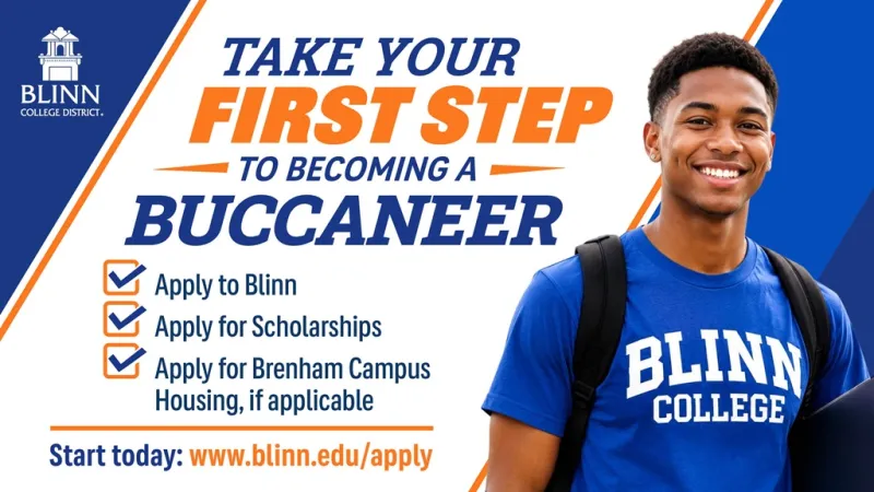 BLINN OPENS FALL 2027 ADMISSIONS, SCHOLARSHIP & HOUSING APPLICATIONS
