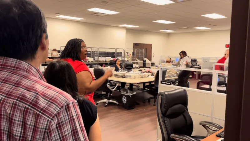 Tour ballot tabulation room, security measures at Bexar County elections open house